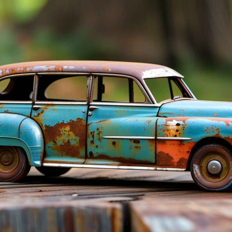 How to Effectively Remove Rust from Vintage Metal Toy Cars?