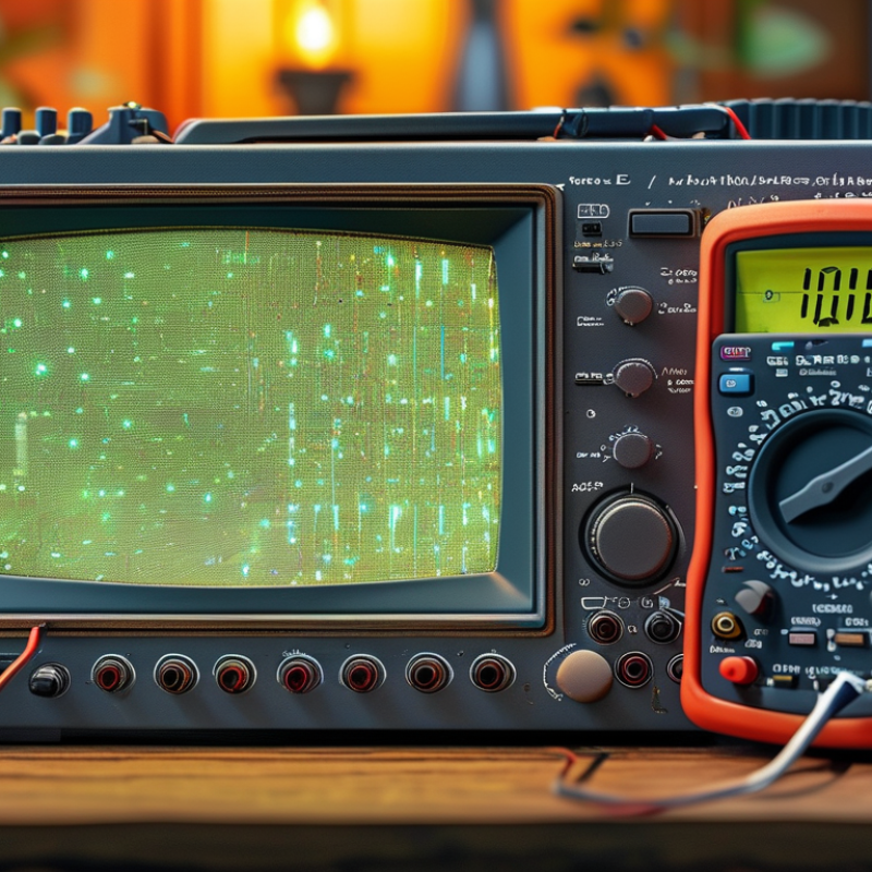 How to test TV LED backlight strip with multimeter easily?