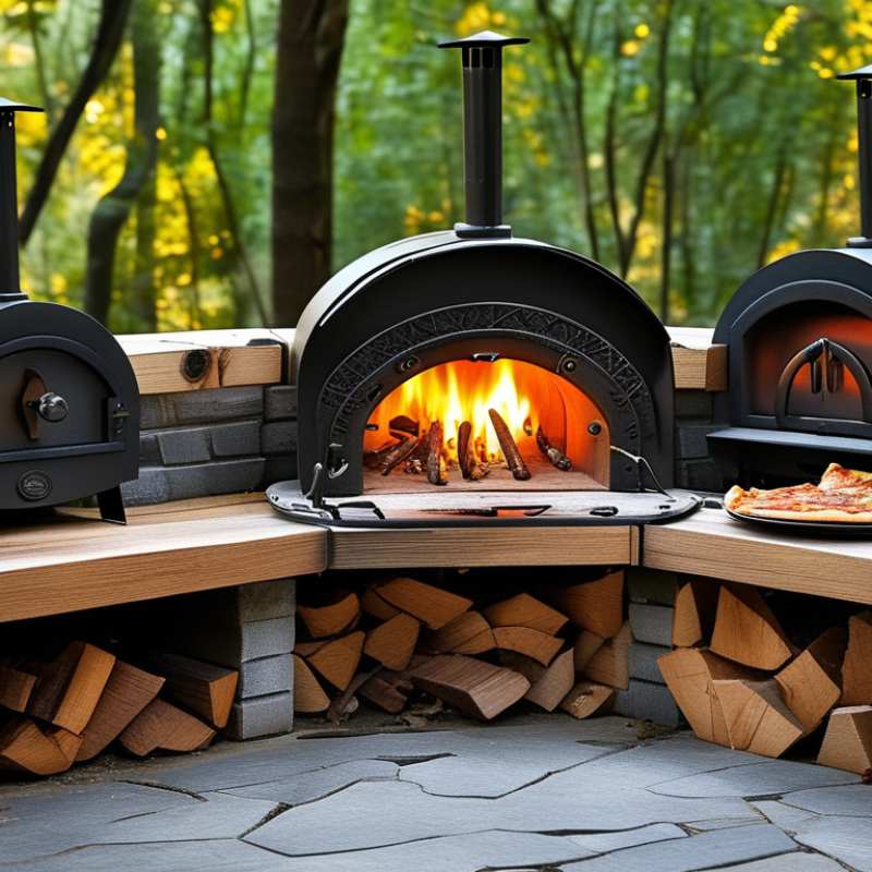 What is an Outdoor Wood Fireplace with Pizza Oven Benefits?