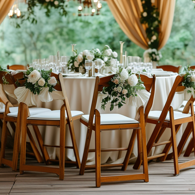 2026 Best Ways to Decorate Folding Chairs for Weddings?