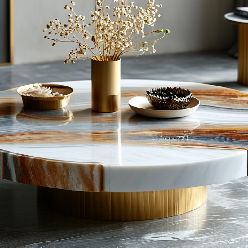 Top Trends in Coffee Table Marble Round Designs for 2026?