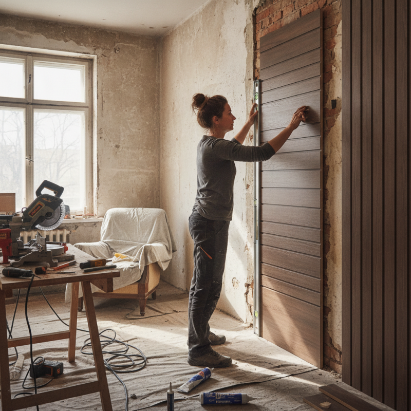 How to Install WPC Fluted Wall Panel on Uneven Walls Easily?
