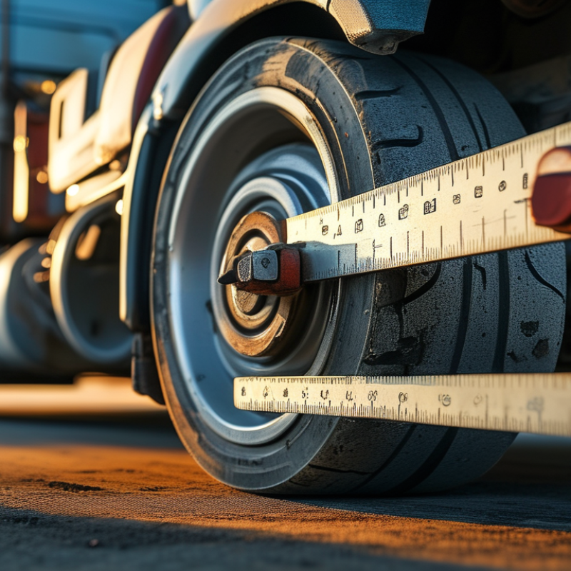 How to Measure Truck Wheel Rim Offset Accurately?