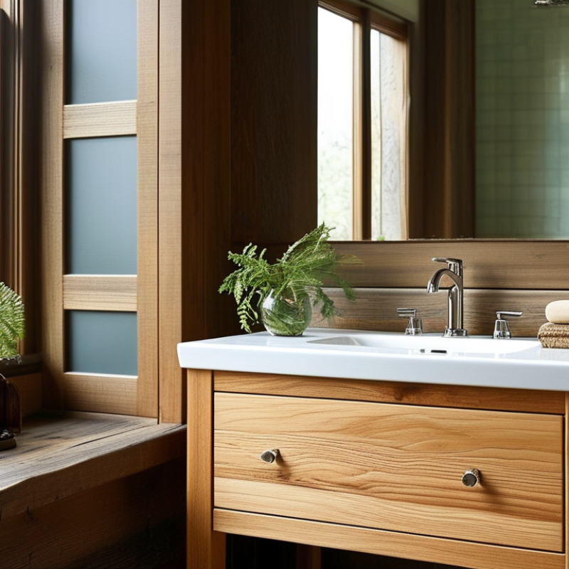 Why is Solid Wood the Best Choice for Bathroom Vanities?