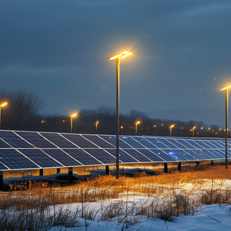 How Do All in One Solar Street Lights Function in Winter?