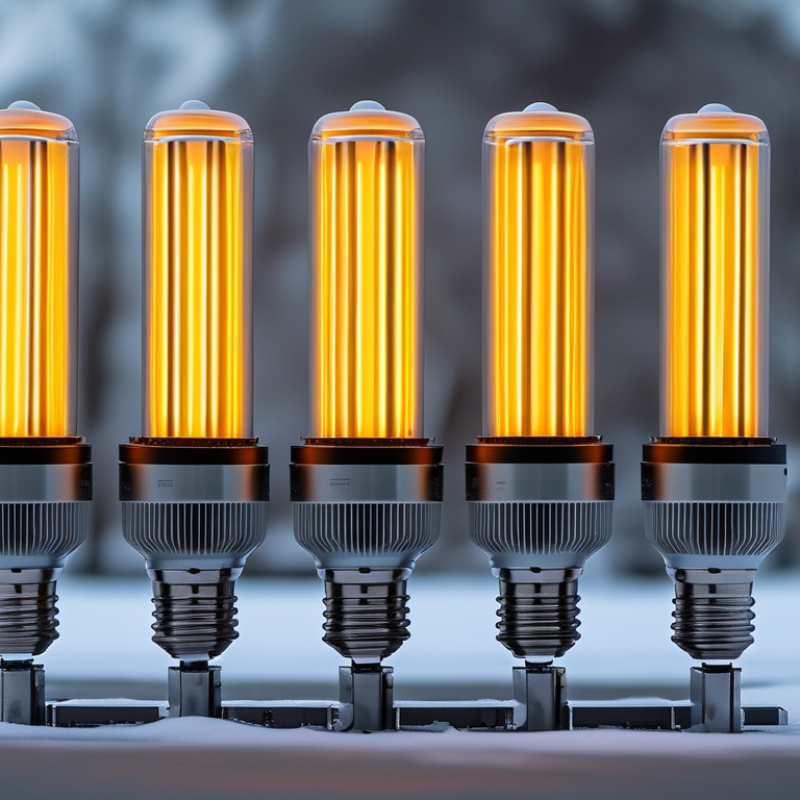 How does ambient temperature influence LED light source stability?