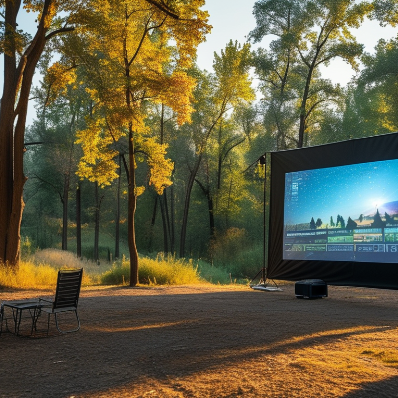 How to Choose the Best Rear Projector Screen for Outdoor Use?