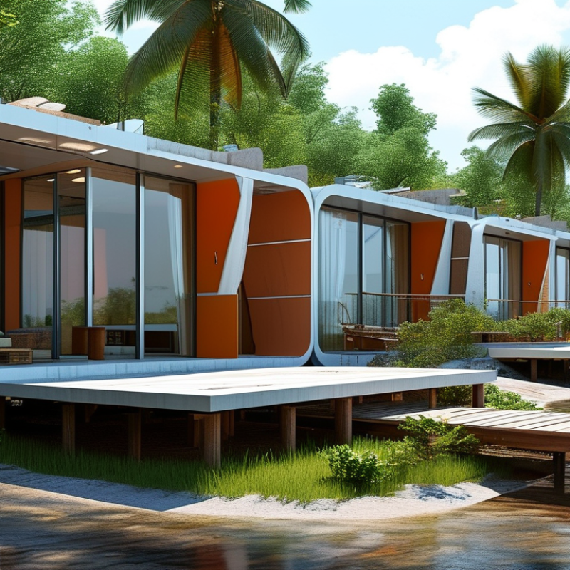 ¿Cuánto tiempo se necesita para construir un resort modular?