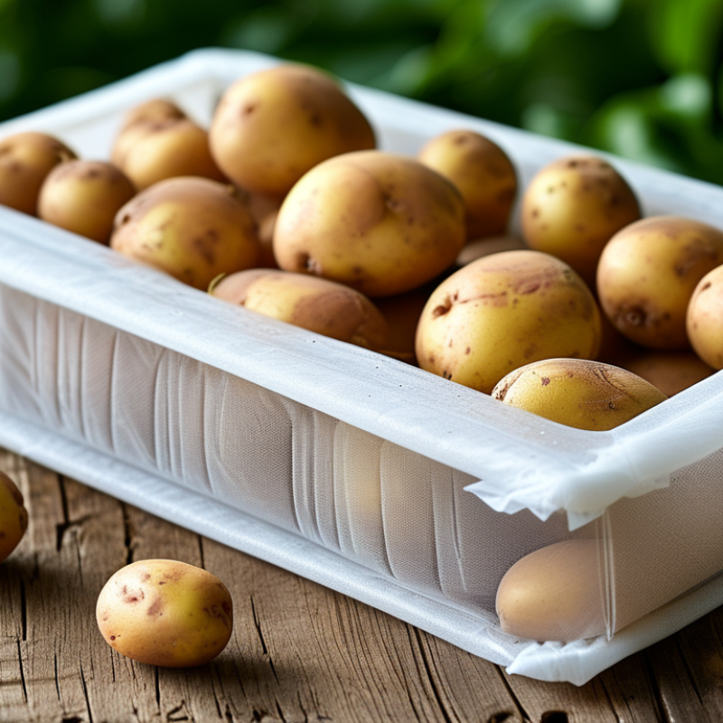 Como as embalagens respiráveis ​​ajudam na conservação das batatas?