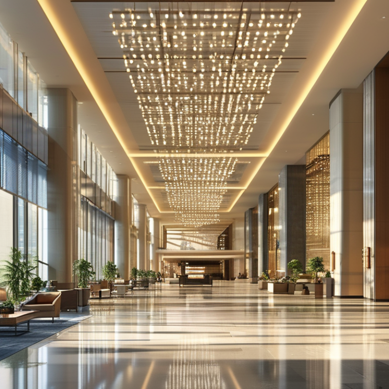 How to Effectively Control Glare in Commercial Lobby Spaces?