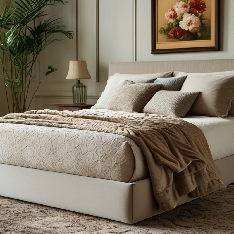 Como limpar uma cama estofada de tecido de forma eficaz?