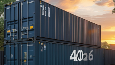 2026 Best Uses for 40ft Shipping Container Innovations for Storage and More?