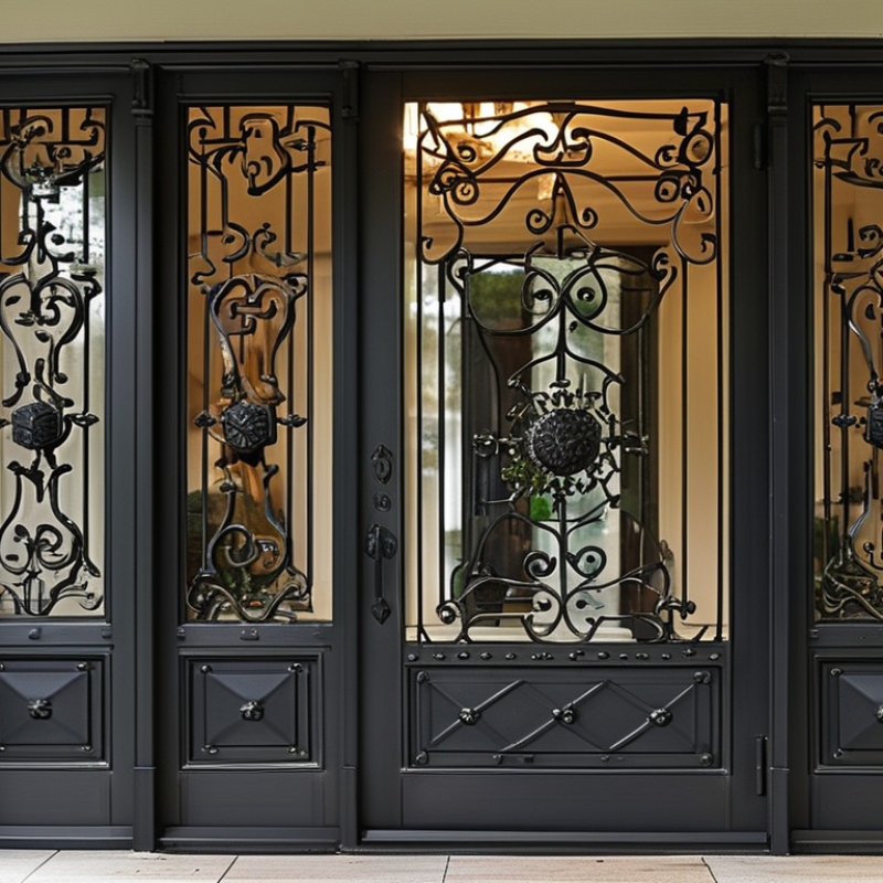 How to Choose the Best Wrought Iron Single Entry Doors?