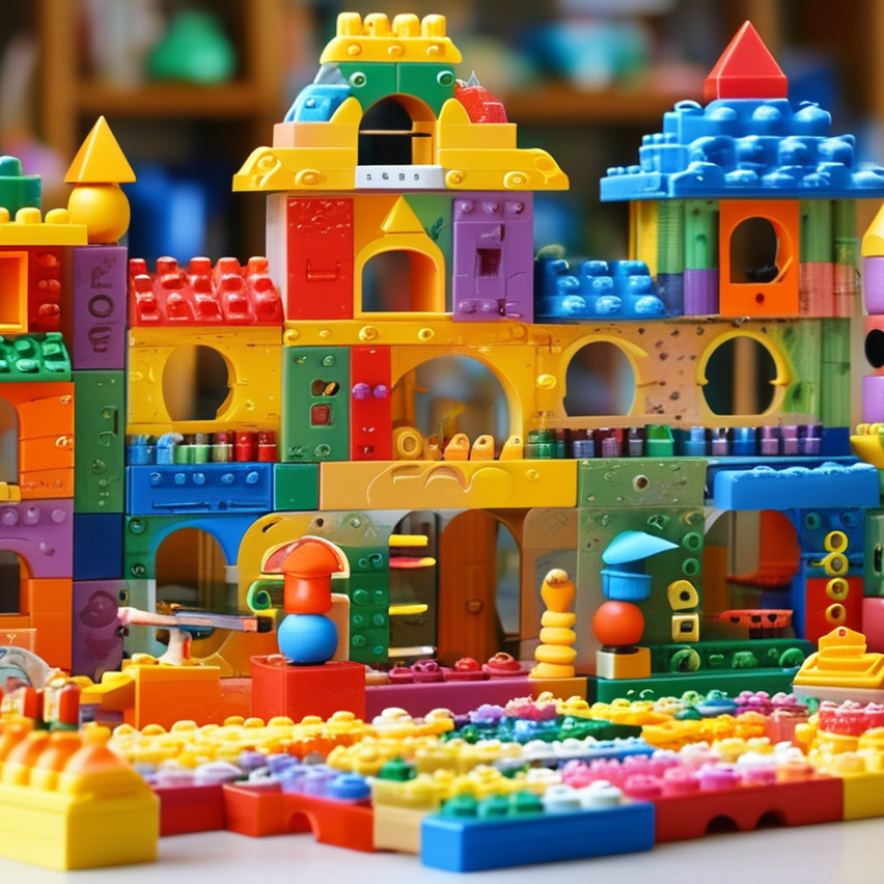 How can educational toys enhance creativity in children?