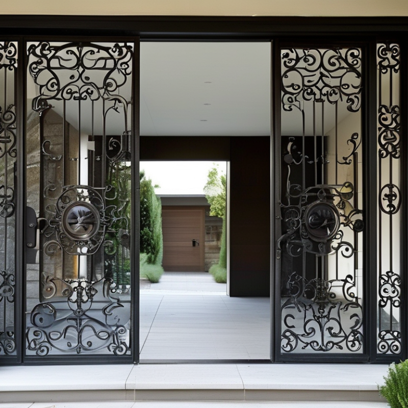 Top 10 Modern Iron Doors for Stylish Home Entrances?