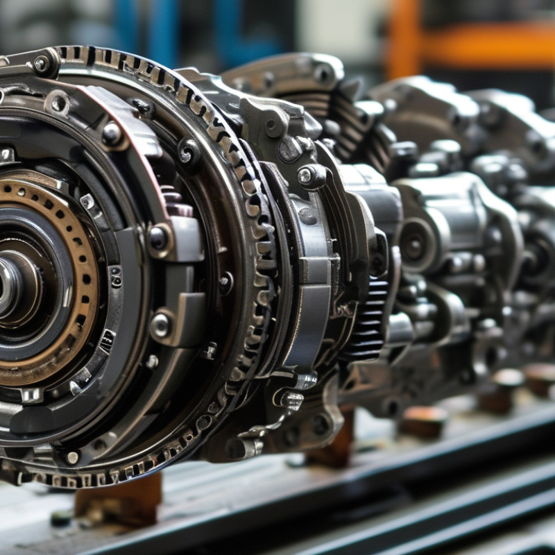 How does a clutch disc function in a transmission system?