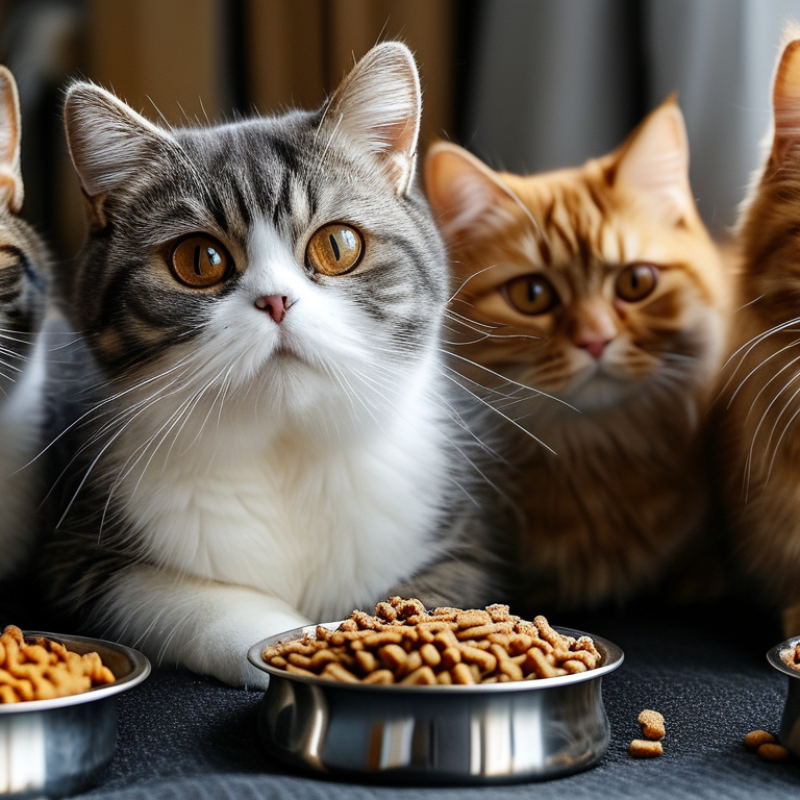 ¿Cómo hacer la transición de un gato a comida sin granos?