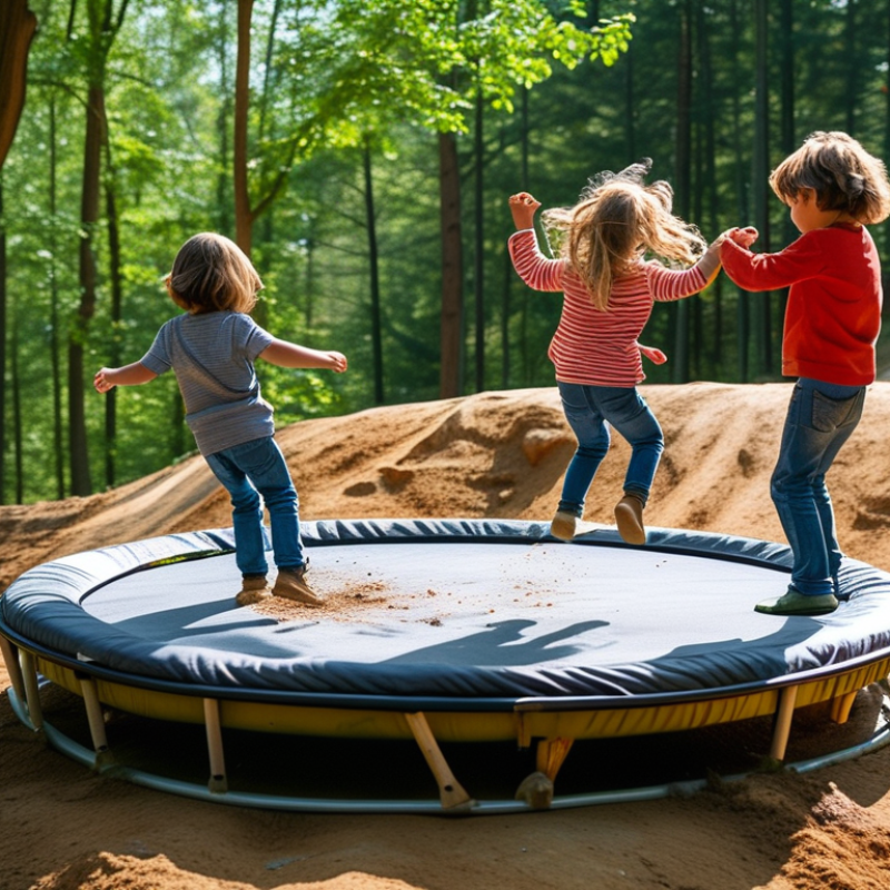How to Level a Trampoline on a Slope Without Digging?