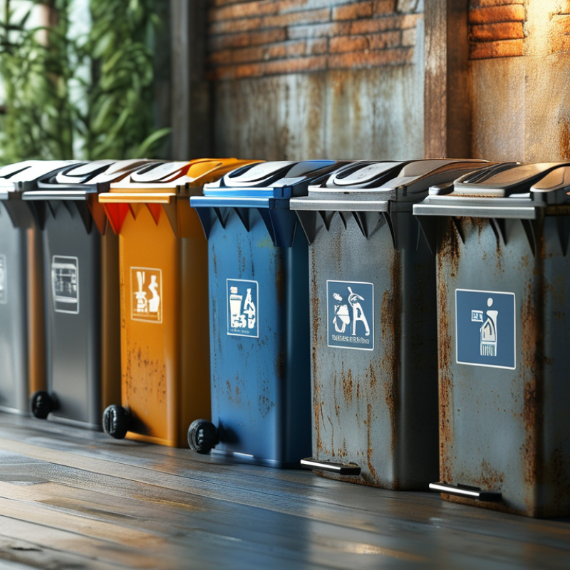 Top 10 Metal Waste Receptacles for Effective Waste Management?