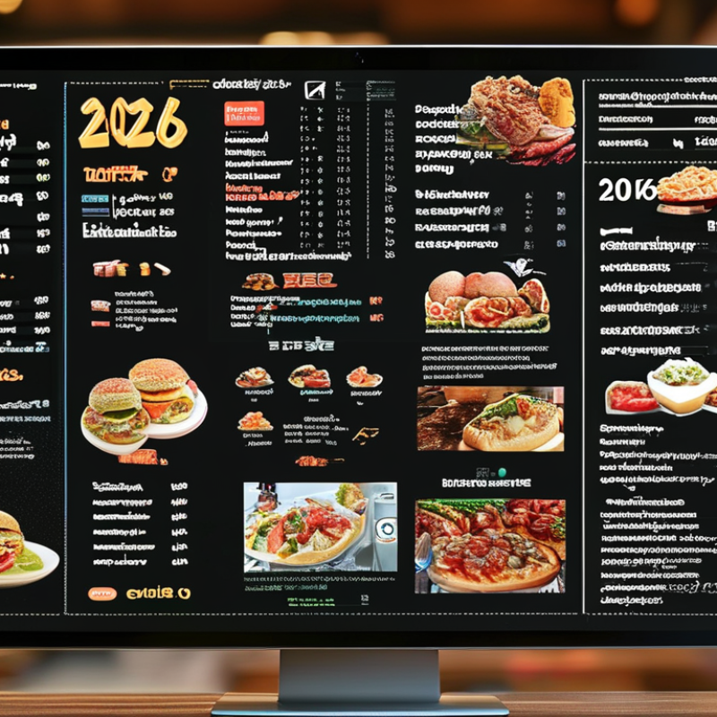 2026 Top Digital Menu Board Trends for Global Buyers?