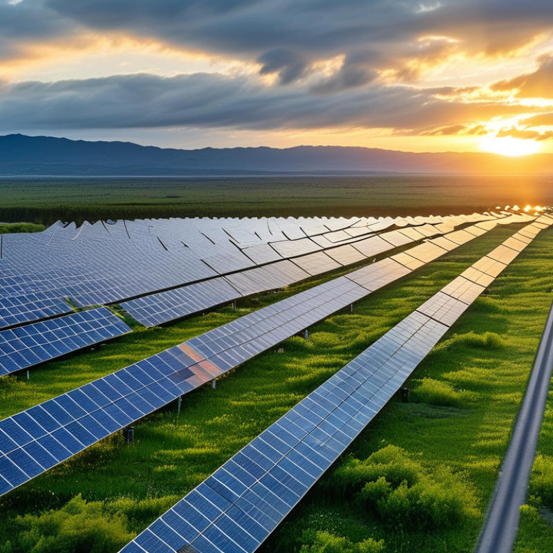 How does a solar panel generate electricity effectively?