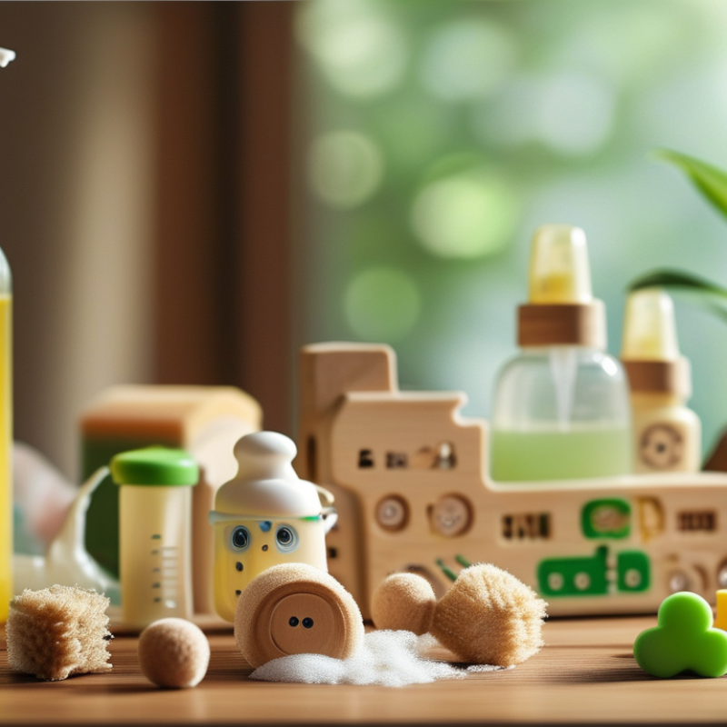 Como desinfetar brinquedos de bebê naturalmente?