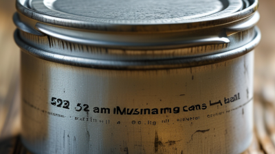 Top Quality 52mm Tinplate Tops and Bottoms for Aerosol Cans?
