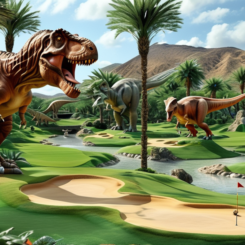How to Experience Mini Golf With Dinosaurs Near You?
