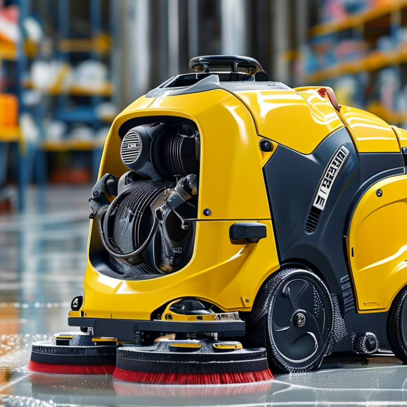 What is an Industrial Floor Scrubber and How Does It Work?