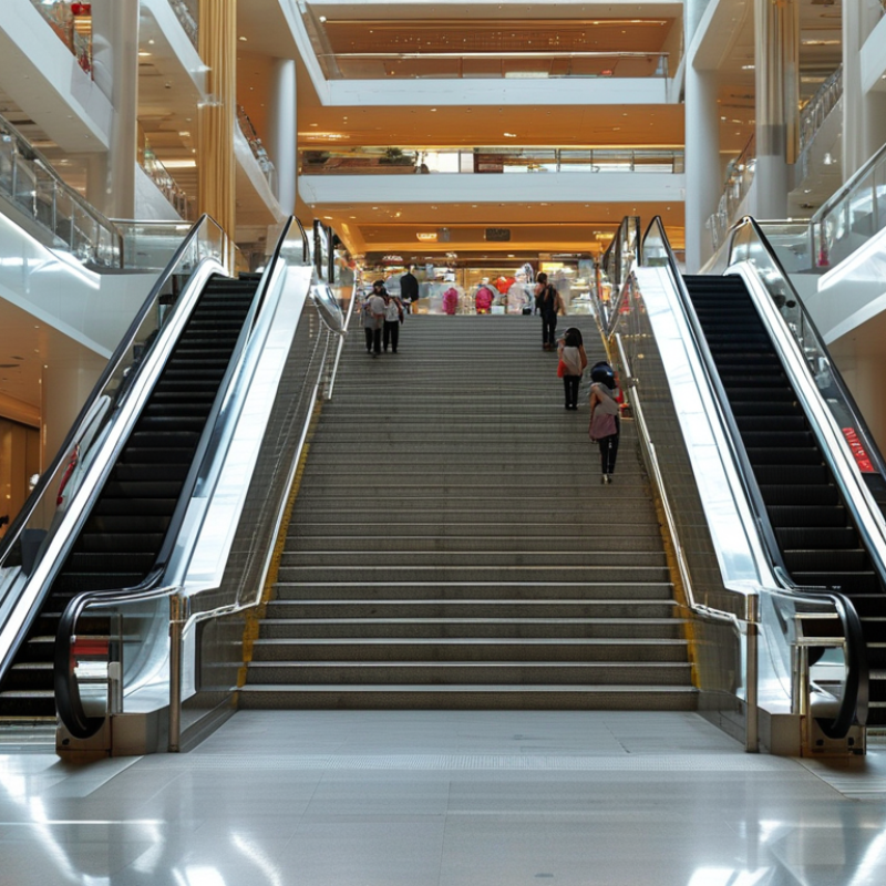 What is the Purpose of Walking Escalators in Modern Buildings?