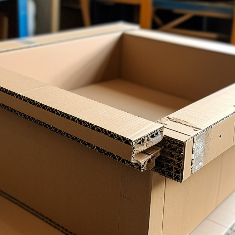 How much weight can a cardboard rack safely hold?