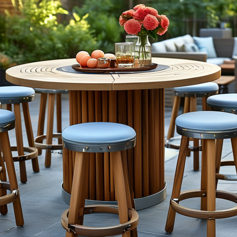 What is an Outdoor Round Bar Table and its Benefits?