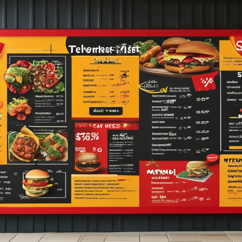 Drive Thru Menu Boards Tips for Increasing Sales Success?