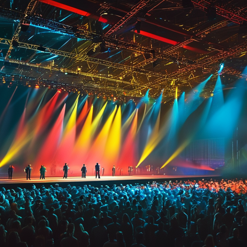 How does intelligent stage lighting transform event experiences?