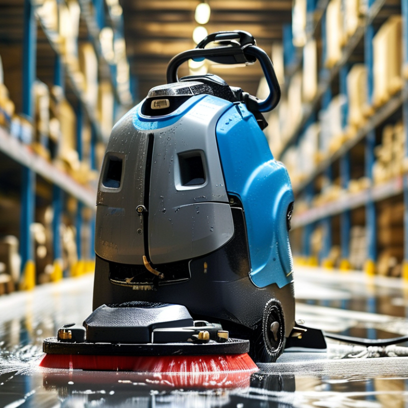 What is a Warehouse Floor Scrubber and How Does it Work?