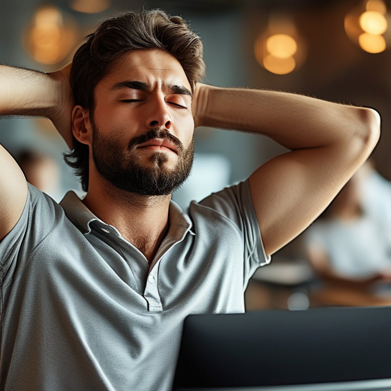 ¿Cuál es la mejor forma de relajar los hombros tensos?