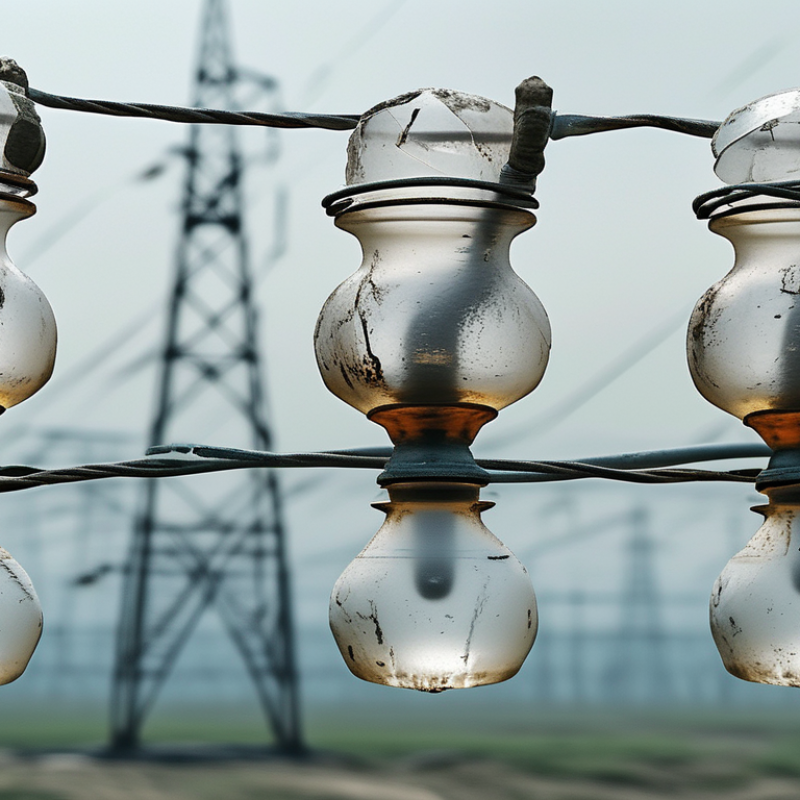 ¿Cómo evitar que los aislantes de porcelana se rompan en líneas eléctricas?