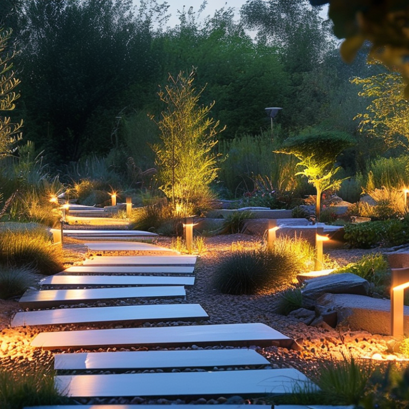 Como escolher a iluminação externa ideal para seu jardim?