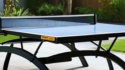 Best Outdoor Fold Up Ping Pong Table for Global Buyers?