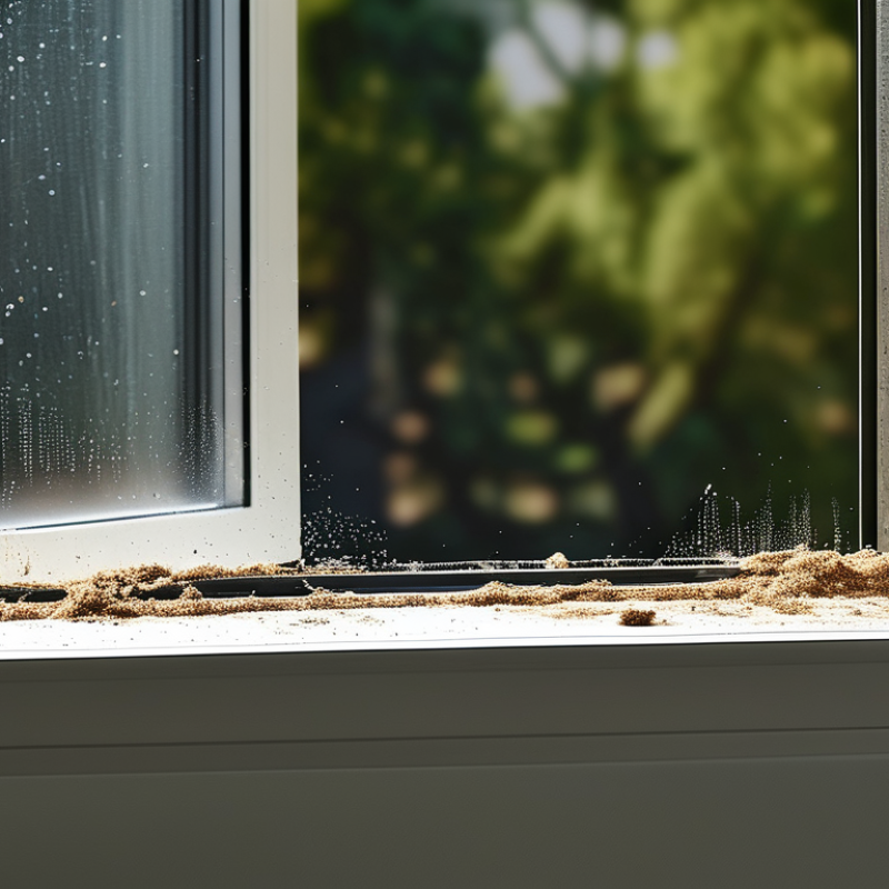 ¿Cómo limpiar las guías de ventanas de aluminio tipo oscilo?