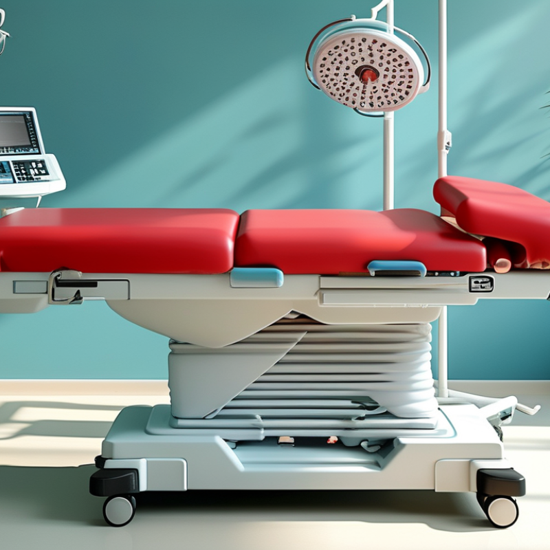 Why is the design of gynecological examination beds important?