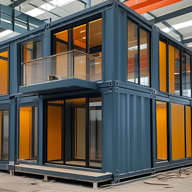 Como são construídas as casas modulares na China?