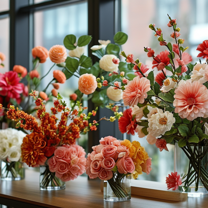 How to Choose Artificial Floral Arrangements for Your Business?