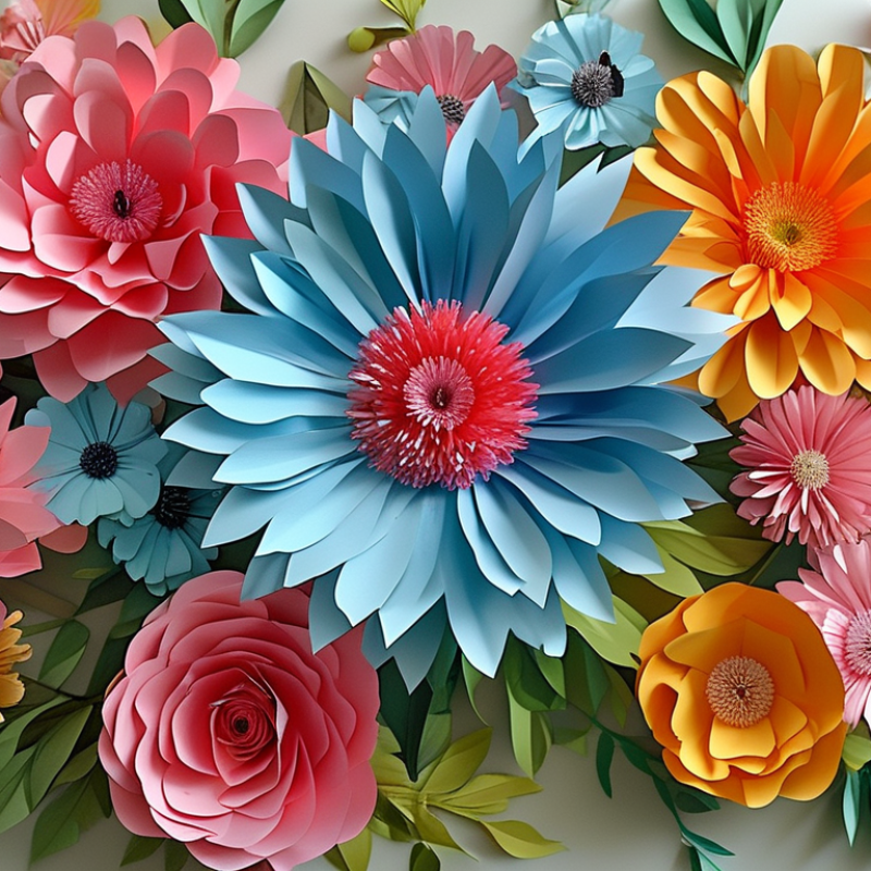 Best Paper Types for Making Large Standing Flowers?