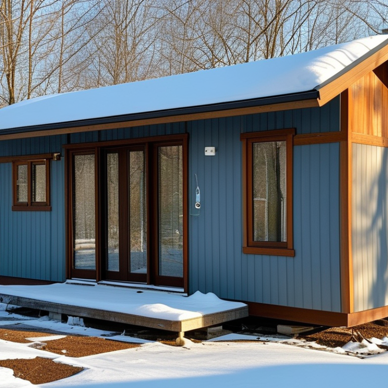¿Cómo aislar una cabaña prefabricada para invierno?