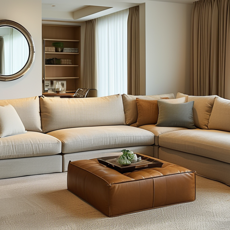 How to Arrange a Small Living Room with a Large Sectional?
