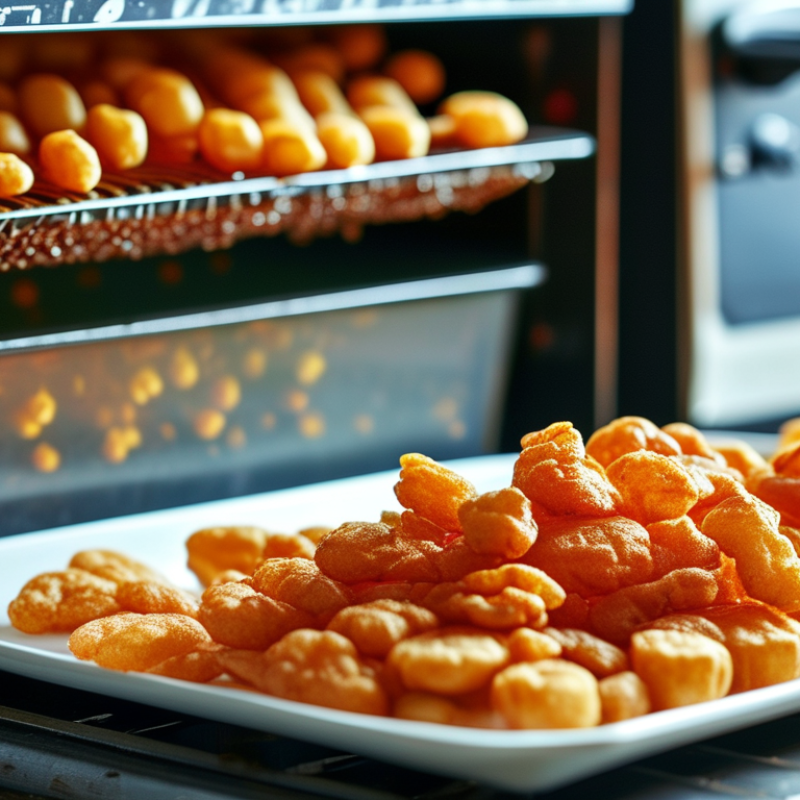 Fritadeira a Vácuo Contínua como Afeta a Absorção de Óleo?