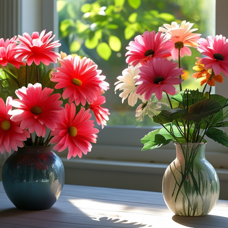How to Keep Artificial Flowers Vibrant in Bright Sunlight?