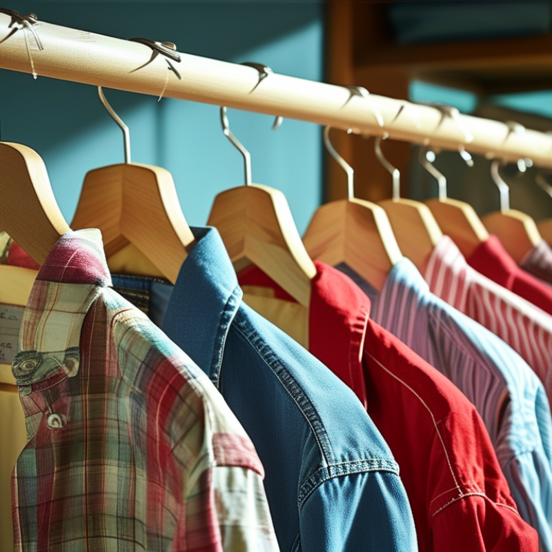 How to stop clothes slipping off hangers easily?