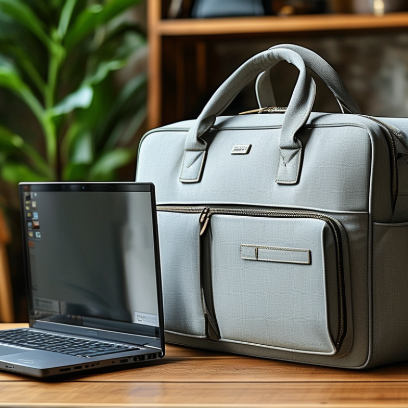 Qual tamanho da sacola serve para um laptop de 15 polegadas?